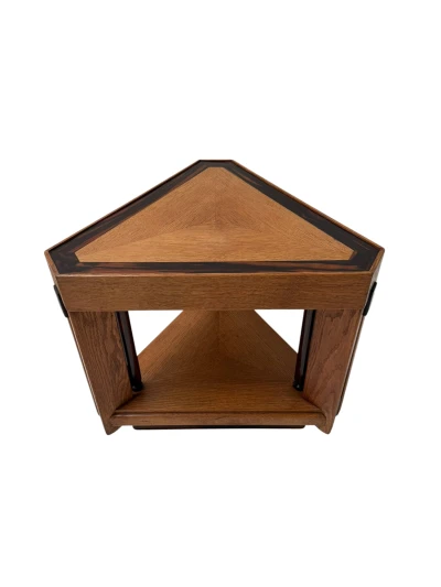 Art Deco Modernist Triangular Side Table by Anton Lucas, 1920s